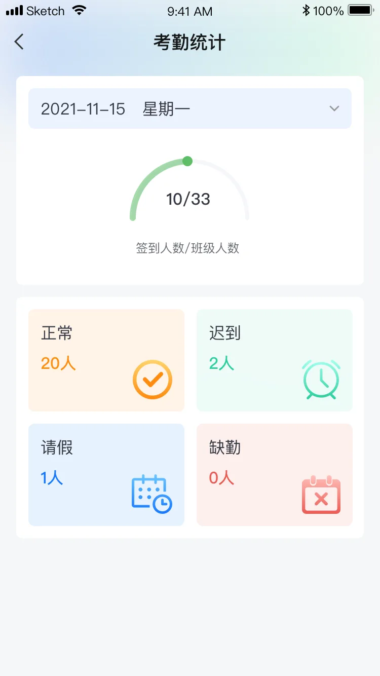考勤统计(2)